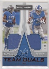 2019 Panini Rookies & Stars Team Duals 85/199 Kenny Golladay Kerryon Johnson 6fs