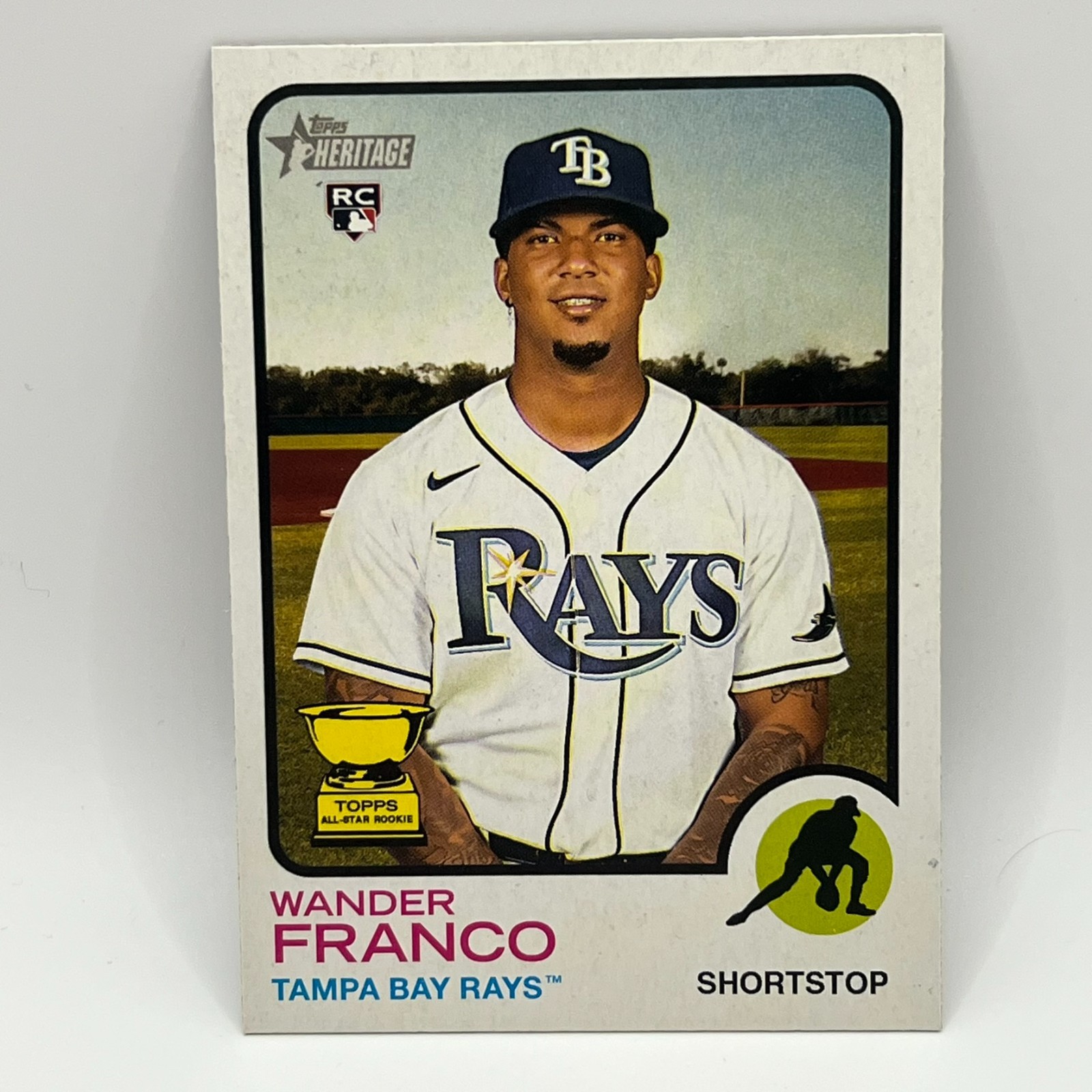 2022 Topps Heritage Wander Franco RC #347 TB