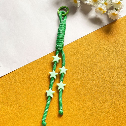 Small Fresh Keychain on The Phone Charm Colorful Keychain Lanyard - Photo 16 sur 19