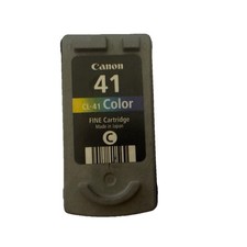Genuine Canon OEM CL-41 Tri-Color Ink Cartridge - Used Empty Never Refilled