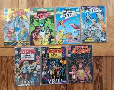 Lot Of 7 Young All-Stars 7 8 9 10 18 19 20 (1987 1988 1989) DC Comics Polybagged