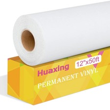 Matte White Permanent Vinyl 12 X 50ft Permanent Adhesive Vinyl Roll For All...