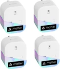 Meross MSS315 Matter Smart Plug Mini WiFi Energy Monitor Alexa HomeKit 1-4Pack