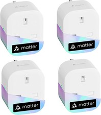 Meross MSS315 Matter Smart Plug Mini WiFi Energy Monitor Alexa HomeKit 1-4Pack