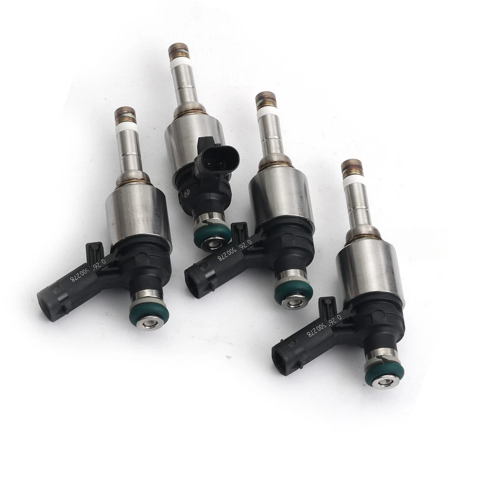 4x Boquillas inyectoras de combustible OE Bosch para VW GTI Passat CC Audi A4 A5 A6 TT 2.0TFSI Foto 2 de 4