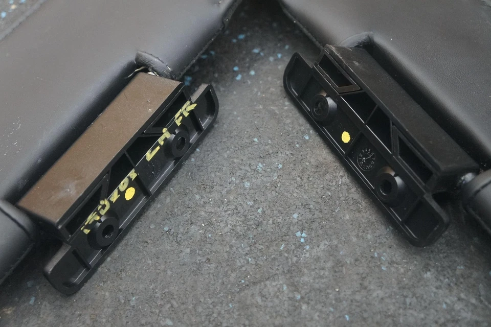 Juego parasol izquierdo derecho parasol cuero negro y tela OEM Ferrari California 2010 Foto 3 de 3