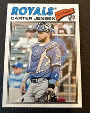 2026 Topps Heritage #199 Carter Jensen RC Rookie Kansas City Royals