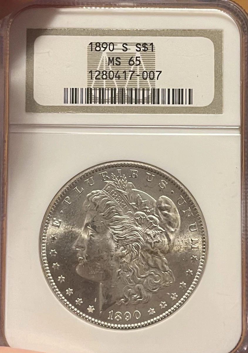 NGC 1890 Year Grade MS 65 Morgan Dollars (1878-1921) for sale | eBay
