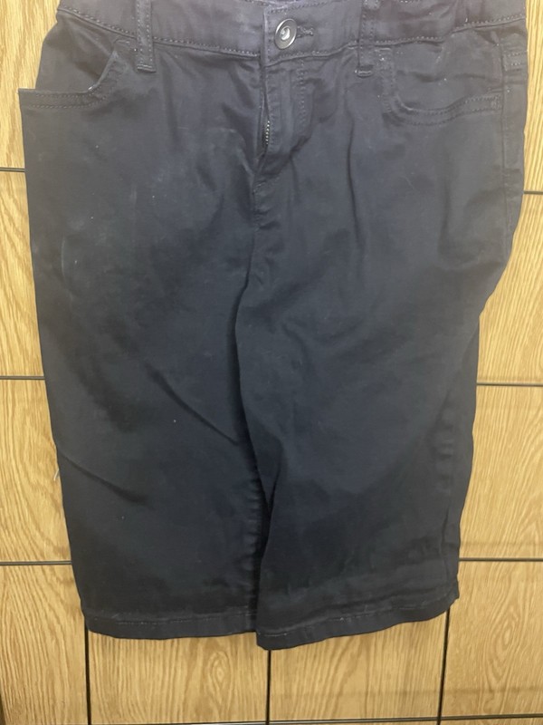 Place Girls Black Shorts Size 14 Adjustable Waistband