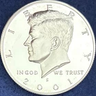 2001-S Kennedy Half Dollar 90% Silver Choice DCAM Proof