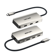 USB C Dock Triple 4K Display 7-in-1 Laptop Docking Station 95W Power Delivery