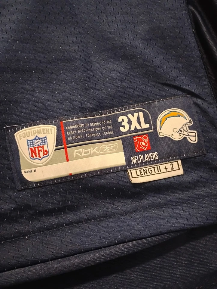 Camiseta deportiva Reebok NFL Equipment LaDainian Tomlinson San Diego Chargers #21 talla 3XL Foto 4 de 4
