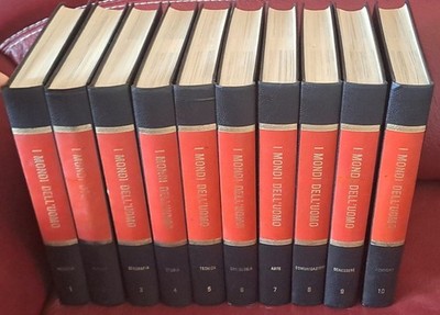 Enzyklopädie I mondi dell homme (10 Bde., KOMPLETT) Arnoldo Mondadori - 1977