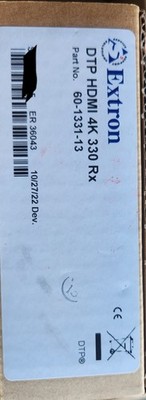 Extron 60-1331-13  DTP HDMI 4K 330 Rx Long Distance DTP Receiver for HDMI 
