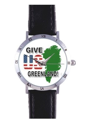 GIVE US GREENLAND WATCH: TRUMP, MAGA, DENMARK, ARCTIC, RARE COLLECTIBLE!