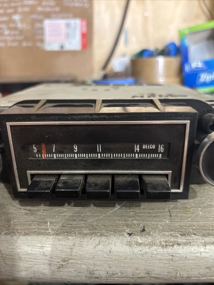 Chevrolet Vega Chevelle El Camino 1971-1977 GM AM DELCO Radio 7433641 72 73 74 Foto 3 de 4