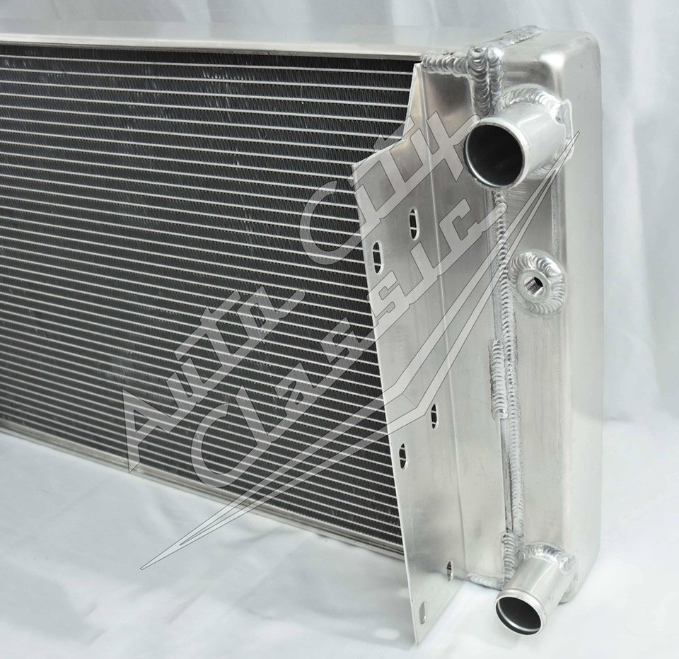1955 56 57 Chevy Passenger Car LS Conversion Cross Flow Radiator w/Fan ...