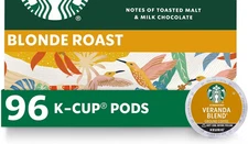Veranda Blend Blonde Roast K-Cup Coffee Pods, 96 Ct, 100% Arabica