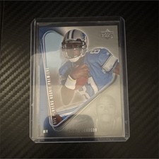 Upper Deck 2007 Rookie Calvin Johnson #14 Lions Football Trading Card