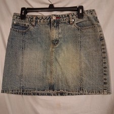 Unionbay Denim Mini Skirt size 11 Acid Wash