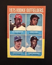 Fred Lynn RC 1975 Topps Rookie Outfielders Baseball Card #622. rookie card picture