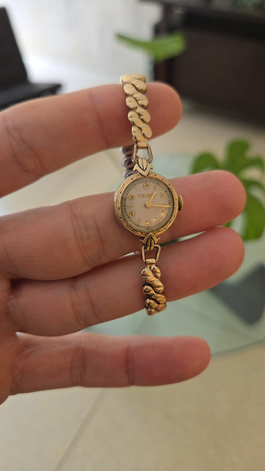 Bulova Women's Mechanical Watch 10K Rolled Gold Plate, Vintage