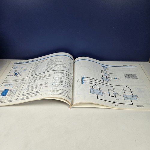 1987 Merkur XR4Ti Electrical & Vacuum Troubleshooting Manual Original Schematics - Picture 7 of 7