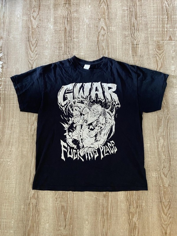 GWAR ‘F This Place’ Band Merch T Shirt In Black Size XL