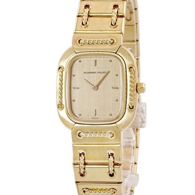 AUDEMARS PIGUET Lady Rope BA66050/592BA K18YG Solid Yellow Gold Champagne