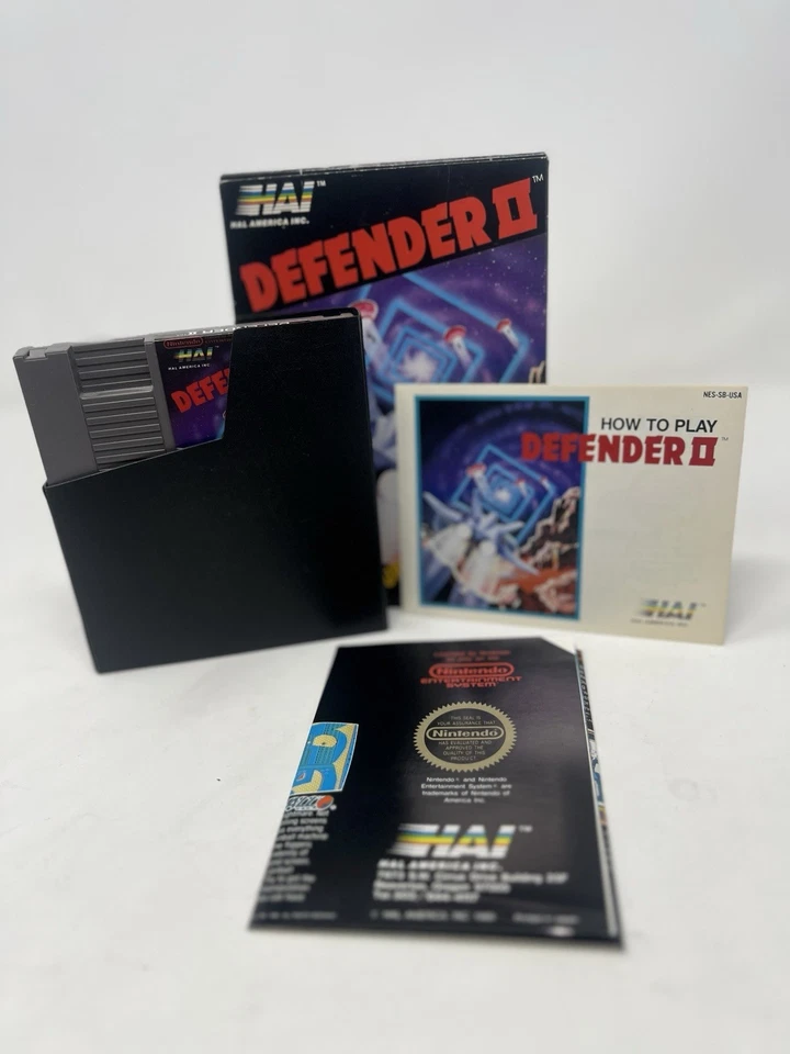 Defender II 任天堂 NES 完整带盒圆形任天堂印章近乎完好 — 第 2/4 张图片