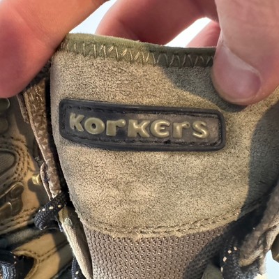 Korkers Sportsman Series Mens Wading Boots Tan Black Felt Sole Size 9 US 8 UK Korkers Sportsman Series Mens Wading Boots Tan Black Felt  main image 2