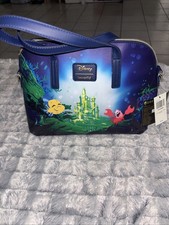 Bolso Cartera Loungefly Disney La Sirenita Escena del Océano Ariel Plaunder