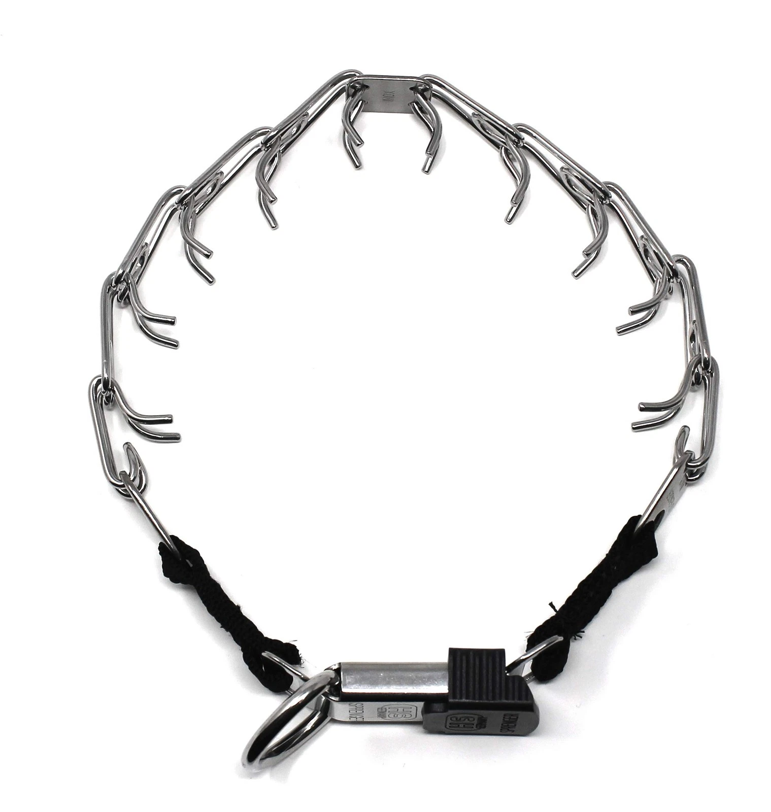 16 Inch Stainless Steel Prong Dog Collar With Quick Release For Easy Use
