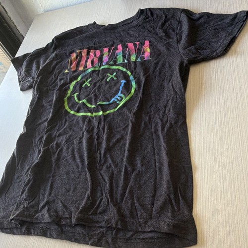 Nirvana Smiley Face Graphic T-Shirt