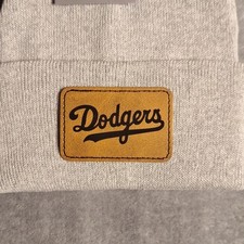 Dodgers Leather Rectangle Patch MLB (Patch Only)