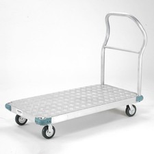 Platform Truck - Aluminum Diamond Deck 60 x 30 1400 Lb. Capacity 5" Rubber