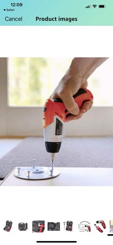 Apollo Tools Lightweight Cordless Screwdriver Set Includes Rechargeable 3.6 V - Picture 8 of 9