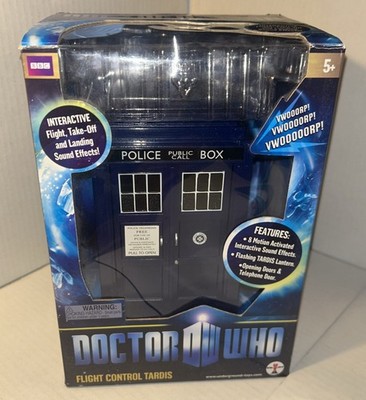 11th Doctor Who Flight Control TARDIS Electronic Light & Sound Toy 8'' MIB Works