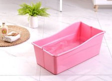 Ganen Baby Bath Tub Portable Pink