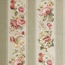 Mill Creek Raymond Waites CONSERVATORY STRIPE ANTIQUE Drapery Sewing Fabric BTY