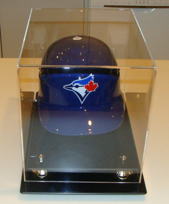 Baseball Batting Helmet  Display Holder Case Caseworks Riser Showcase Frame