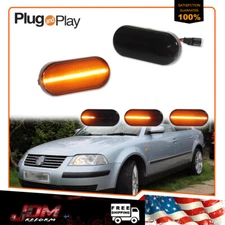 For VW MK4 Jetta GTI R32 Beetle Sequent LED Front Side Marker Signal Lights 2PCS