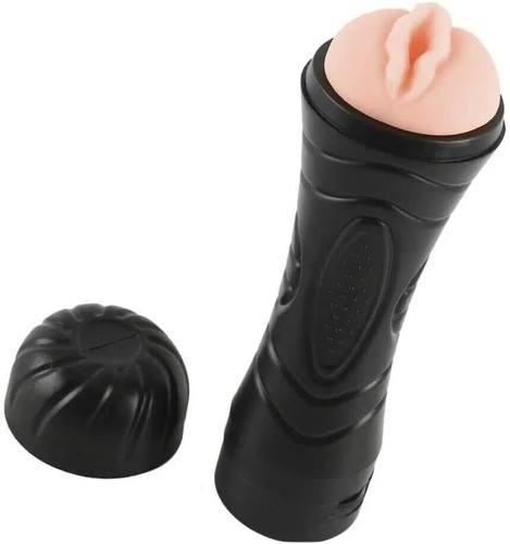 Masturbator Vibrating Cup Mens Flesh light Sex Toy Flesh Cup Male Pocket Pussy - Picture 7 of 14