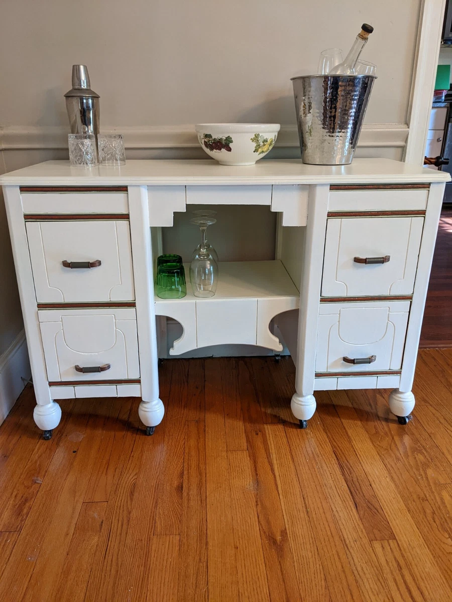 Antique buffet 2024 as tv stand