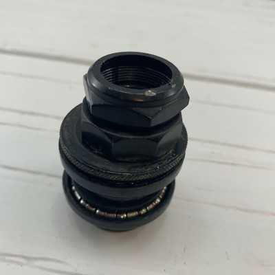 BICYCLE BLACK CHROME HEADSET THREADLESS 1/" X 30 X 27MM CRUISER BMX MTB BIKE