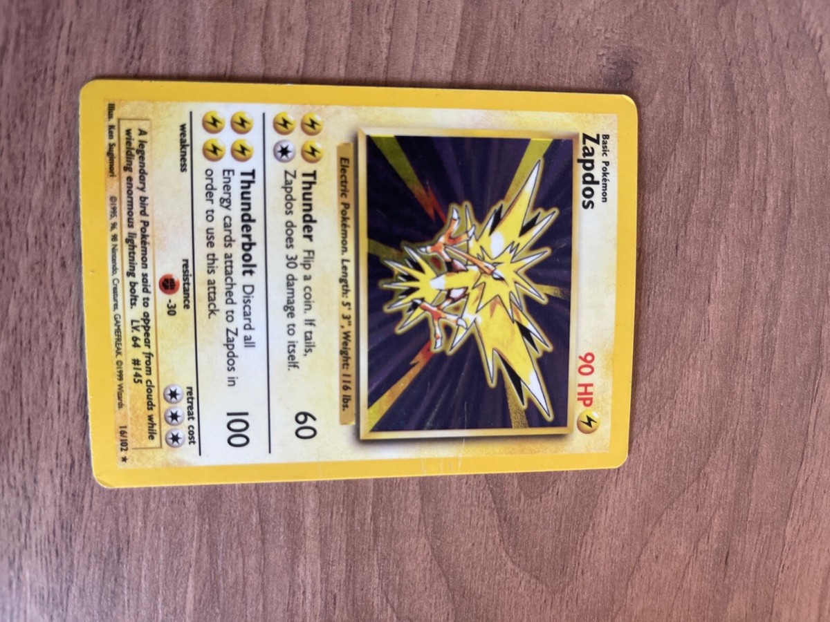 pokemon 1st edition zapdos holo mint | eBay