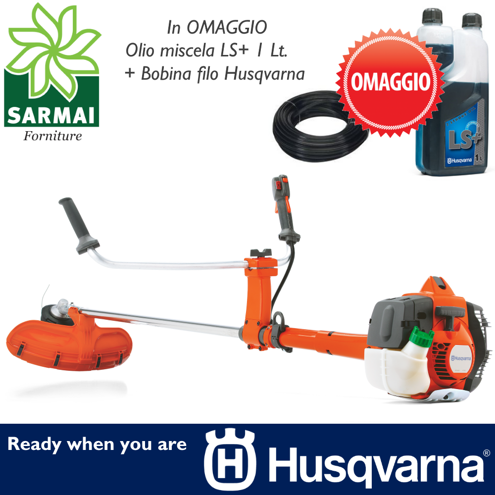 HUSQVARNA 535RXT decespugliatore tagliaerba 34,6 cc + IMBRACATURA + omaggi