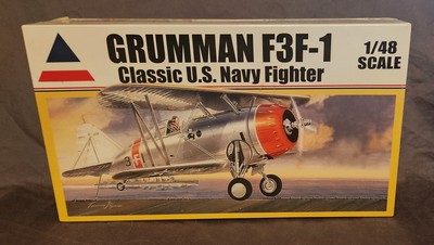 Accurate Miniatures 1/48 US Navy Grumman F3F-1  In OPEN BOX MODEL PLANE BX4