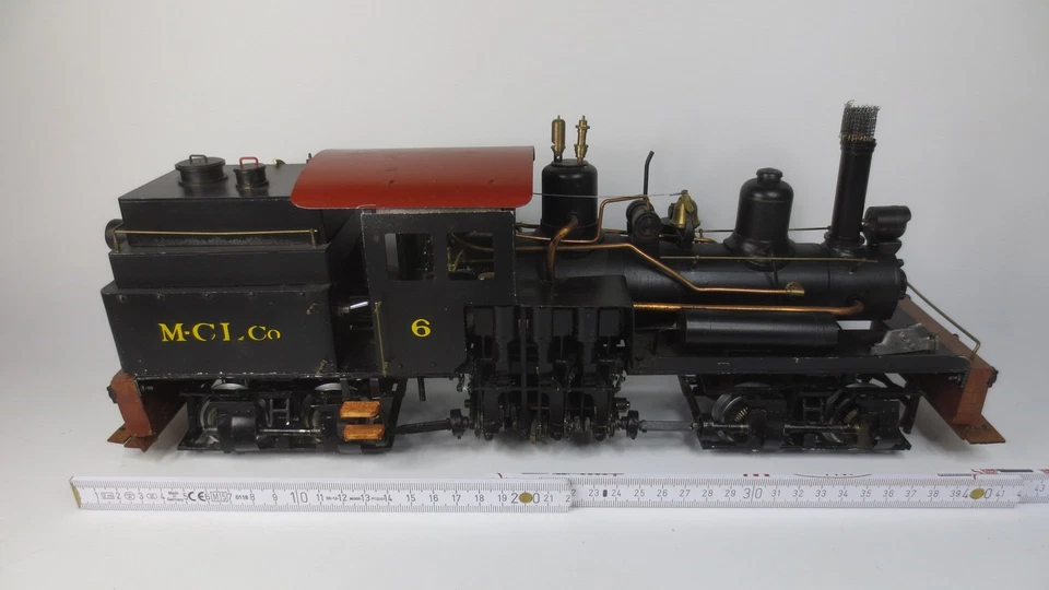 Eigenbaumodell G US-Waldbahn-Dampflok "Two Truck Shay" Spur G Unikat CH23187 - Bild 2 von 4