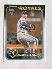 2024 TOPPS ANTHONY VENEZIANO #425 ROOKIE KANSAS CITY ROYALS BASEBALL CARD